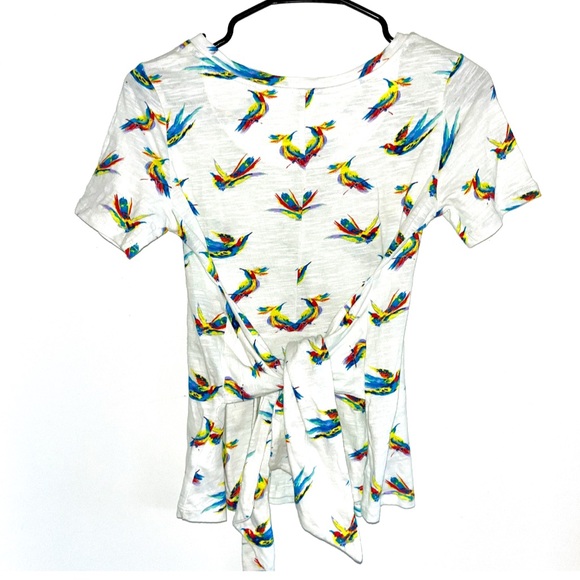 Anthropologie Meadow Rue Pajaro Shirt Size X-Small - Picture 2 of 5